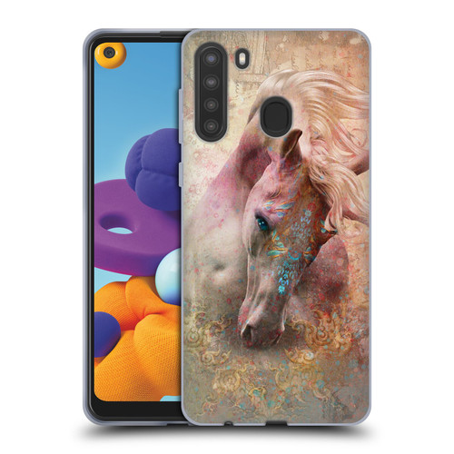 Jena DellaGrottaglia Animals Horse Soft Gel Case for Samsung Galaxy A21 (2020)