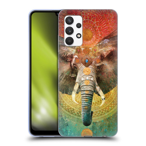 Jena DellaGrottaglia Animals Elephant Soft Gel Case for Samsung Galaxy A32 (2021)