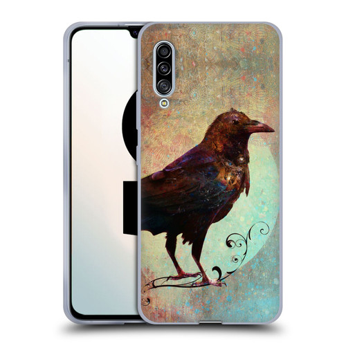 Jena DellaGrottaglia Animals Crow Soft Gel Case for Samsung Galaxy A90 5G (2019)