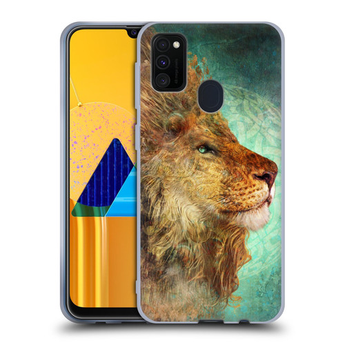 Jena DellaGrottaglia Animals Lion Soft Gel Case for Samsung Galaxy M30s (2019)/M21 (2020)