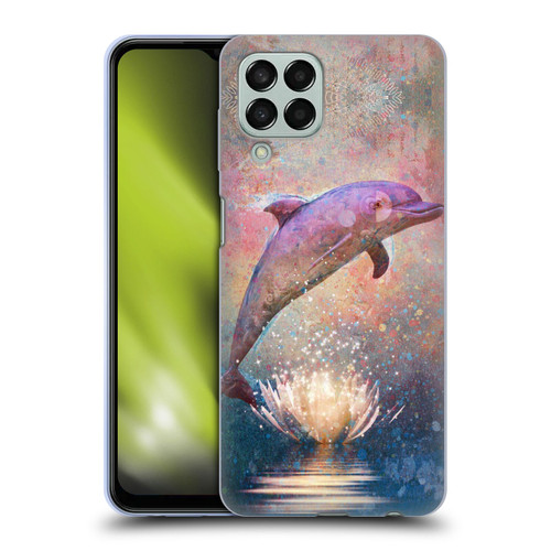 Jena DellaGrottaglia Animals Dolphin Soft Gel Case for Samsung Galaxy M33 (2022)