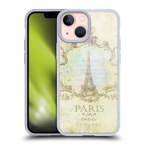 Jena DellaGrottaglia Assorted Paris My Embrace Soft Gel Case for Apple iPhone 13 Mini