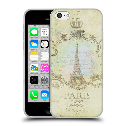 Jena DellaGrottaglia Assorted Paris My Embrace Soft Gel Case for Apple iPhone 5c