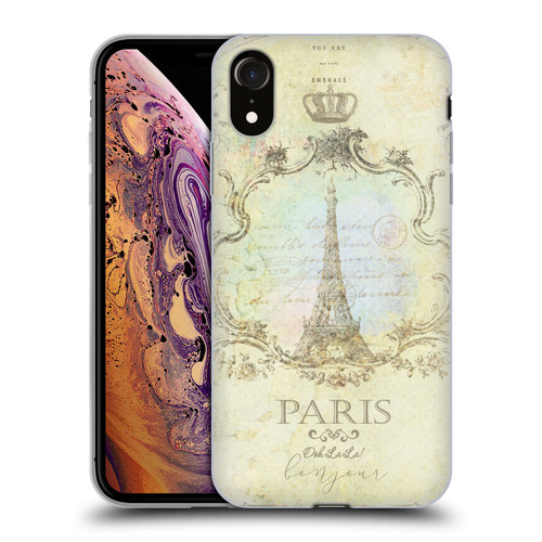 Jena DellaGrottaglia Assorted Paris My Embrace Soft Gel Case for Apple iPhone XR