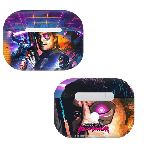 Far Cry 3 Blood Dragon Key Art Cover Vinyl Sticker Skin Decal Cover for Apple AirPods Pro Charging Case