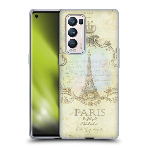 Jena DellaGrottaglia Assorted Paris My Embrace Soft Gel Case for OPPO Find X3 Neo / Reno5 Pro+ 5G