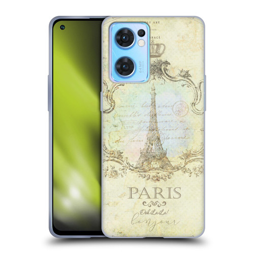 Jena DellaGrottaglia Assorted Paris My Embrace Soft Gel Case for OPPO Reno7 5G / Find X5 Lite