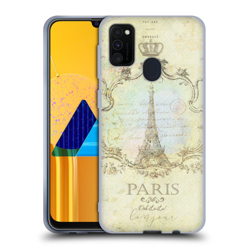Jena DellaGrottaglia Assorted Paris My Embrace Soft Gel Case for Samsung Galaxy M30s (2019)/M21 (2020)