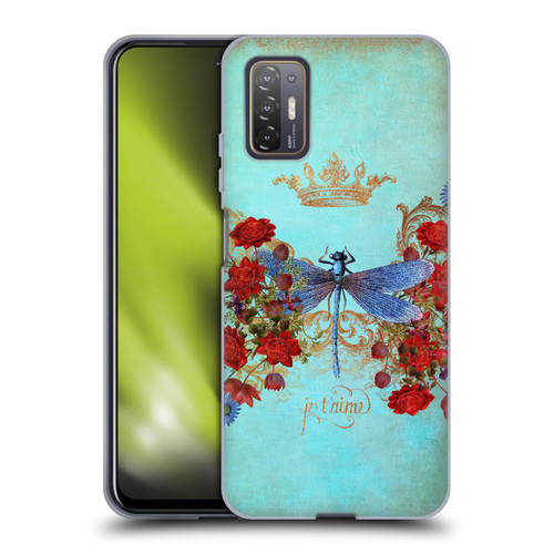 Jena DellaGrottaglia Insects Dragonfly Garden Soft Gel Case for HTC Desire 21 Pro 5G