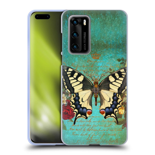 Jena DellaGrottaglia Insects Butterfly Garden Soft Gel Case for Huawei P40 5G