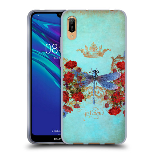 Jena DellaGrottaglia Insects Dragonfly Garden Soft Gel Case for Huawei Y6 Pro (2019)