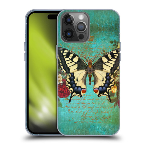 Jena DellaGrottaglia Insects Butterfly Garden Soft Gel Case for Apple iPhone 14 Pro Max