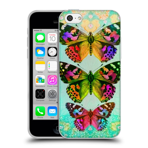Jena DellaGrottaglia Insects Butterflies 2 Soft Gel Case for Apple iPhone 5c