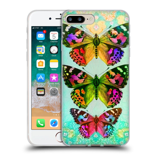 Jena DellaGrottaglia Insects Butterflies 2 Soft Gel Case for Apple iPhone 7 Plus / iPhone 8 Plus