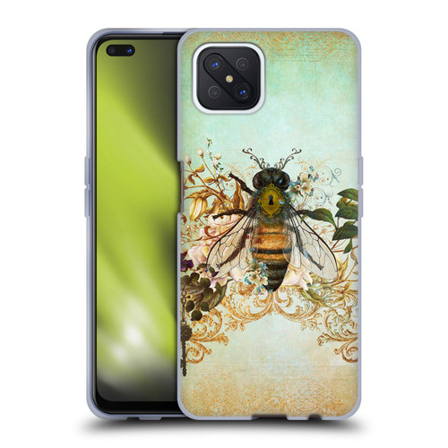 Jena DellaGrottaglia Insects Bee Garden Soft Gel Case for OPPO Reno4 Z 5G