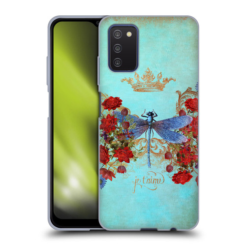 Jena DellaGrottaglia Insects Dragonfly Garden Soft Gel Case for Samsung Galaxy A03s (2021)