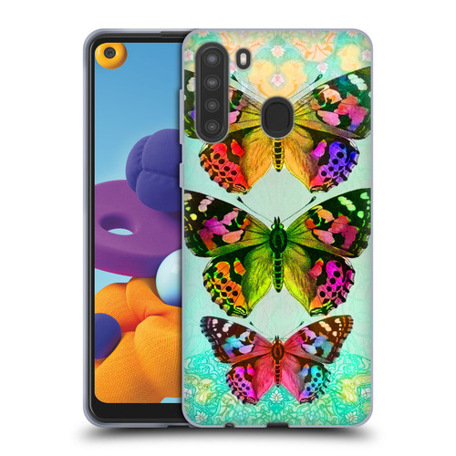 Jena DellaGrottaglia Insects Butterflies 2 Soft Gel Case for Samsung Galaxy A21 (2020)