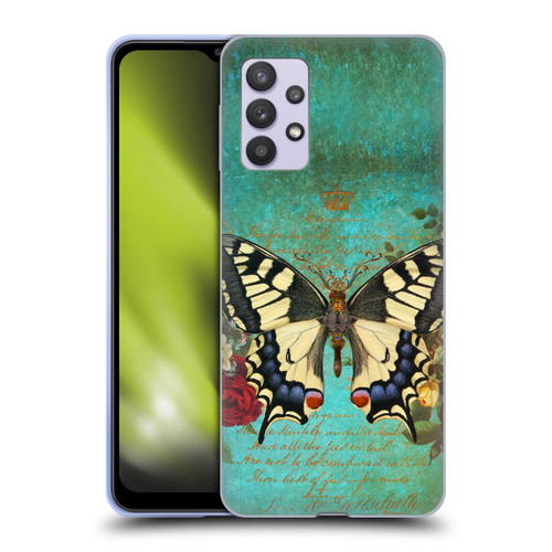 Jena DellaGrottaglia Insects Butterfly Garden Soft Gel Case for Samsung Galaxy A32 5G / M32 5G (2021)