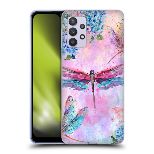Jena DellaGrottaglia Insects Dragonflies Soft Gel Case for Samsung Galaxy A32 5G / M32 5G (2021)
