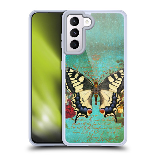 Jena DellaGrottaglia Insects Butterfly Garden Soft Gel Case for Samsung Galaxy S21 5G