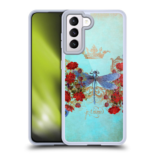 Jena DellaGrottaglia Insects Dragonfly Garden Soft Gel Case for Samsung Galaxy S21 5G