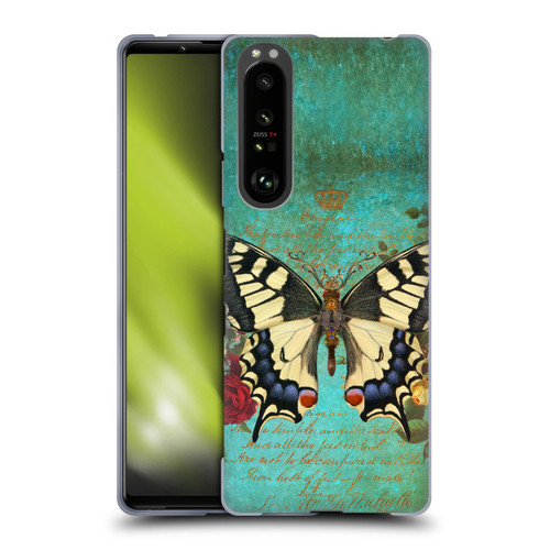 Jena DellaGrottaglia Insects Butterfly Garden Soft Gel Case for Sony Xperia 1 III