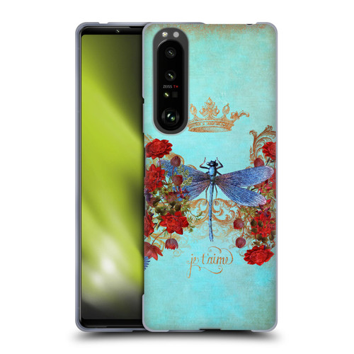 Jena DellaGrottaglia Insects Dragonfly Garden Soft Gel Case for Sony Xperia 1 III