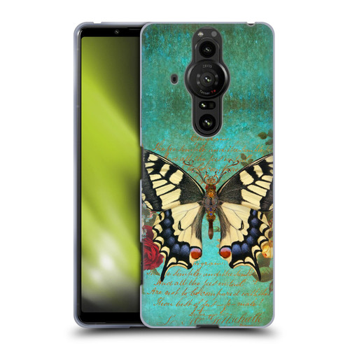 Jena DellaGrottaglia Insects Butterfly Garden Soft Gel Case for Sony Xperia Pro-I