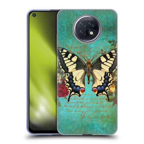 Jena DellaGrottaglia Insects Butterfly Garden Soft Gel Case for Xiaomi Redmi Note 9T 5G