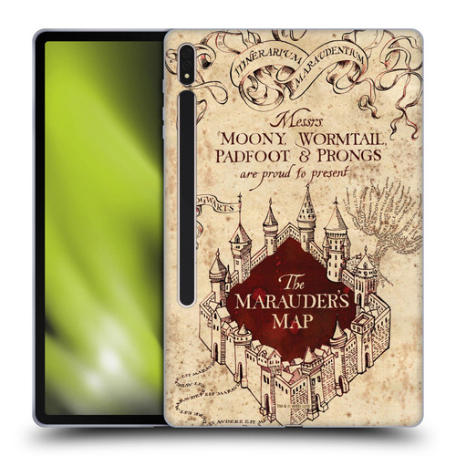 Harry Potter Prisoner Of Azkaban II The Marauder's Map Soft Gel Case for Samsung Galaxy Tab S8 Plus