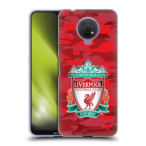 Liverpool Football Club Camou Home Colourways Crest Soft Gel Case for Nokia G10