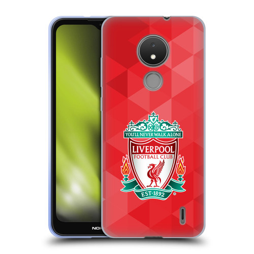 Liverpool Football Club Crest 1 Red Geometric 1 Soft Gel Case for Nokia C21
