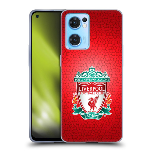 Liverpool Football Club Crest 2 Red Pixel 1 Soft Gel Case for OPPO Reno7 5G / Find X5 Lite