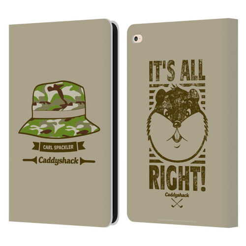 Caddyshack Graphics Carl Spackler Hat Leather Book Wallet Case Cover For Apple iPad Air 2 (2014)