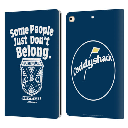 Caddyshack Graphics Some People Just Don't Belong Leather Book Wallet Case Cover For Apple iPad 9.7 2017 / iPad 9.7 2018