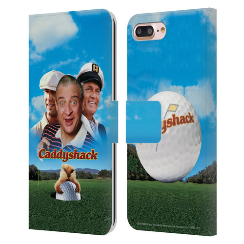Caddyshack Graphics Poster Leather Book Wallet Case Cover For Apple iPhone 7 Plus / iPhone 8 Plus