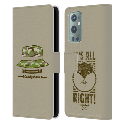 Caddyshack Graphics Carl Spackler Hat Leather Book Wallet Case Cover For OnePlus 9
