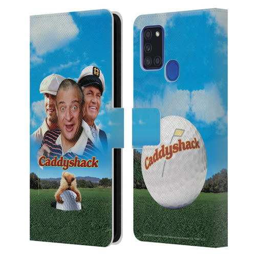 Caddyshack Graphics Poster Leather Book Wallet Case Cover For Samsung Galaxy A21s (2020)