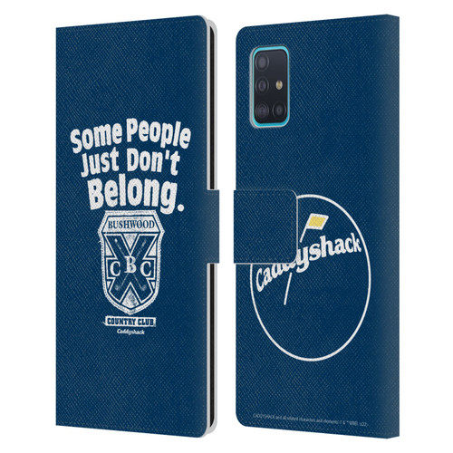 Caddyshack Graphics Some People Just Don't Belong Leather Book Wallet Case Cover For Samsung Galaxy A51 (2019)