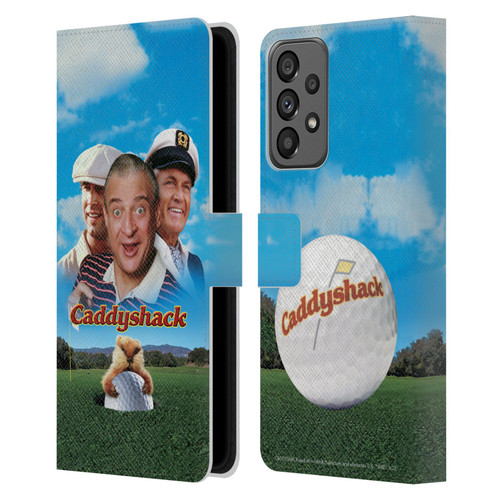 Caddyshack Graphics Poster Leather Book Wallet Case Cover For Samsung Galaxy A73 5G (2022)