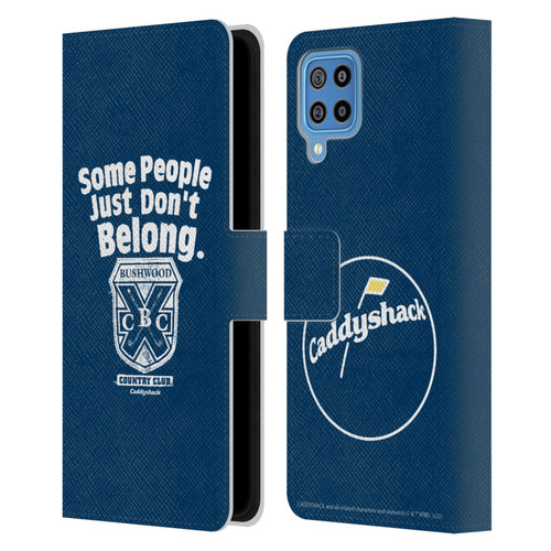 Caddyshack Graphics Some People Just Don't Belong Leather Book Wallet Case Cover For Samsung Galaxy F22 (2021)