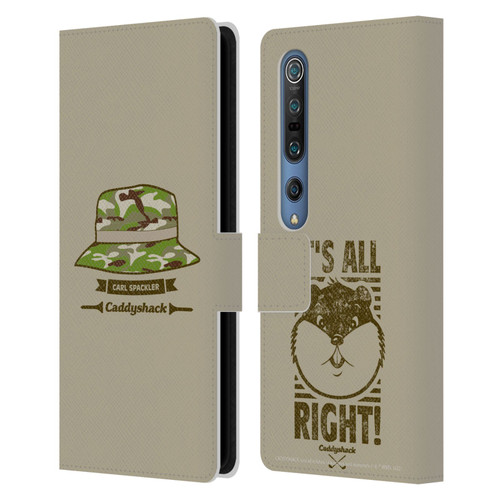 Caddyshack Graphics Carl Spackler Hat Leather Book Wallet Case Cover For Xiaomi Mi 10 5G / Mi 10 Pro 5G