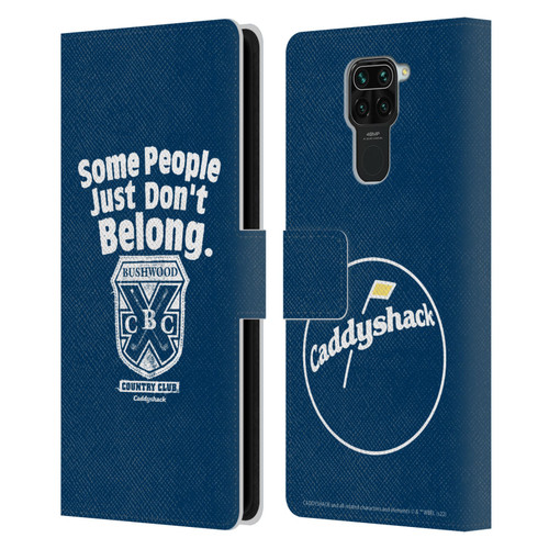 Caddyshack Graphics Some People Just Don't Belong Leather Book Wallet Case Cover For Xiaomi Redmi Note 9 / Redmi 10X 4G