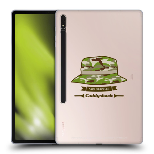 Caddyshack Graphics Carl Spackler Hat Soft Gel Case for Samsung Galaxy Tab S8 Plus