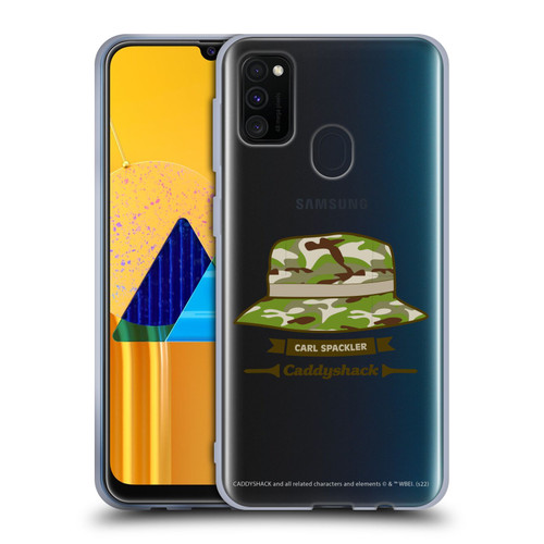 Caddyshack Graphics Carl Spackler Hat Soft Gel Case for Samsung Galaxy M30s (2019)/M21 (2020)