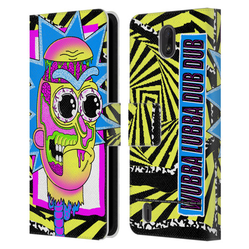 Rick And Morty Season 1 & 2 Graphics Rick Leather Book Wallet Case Cover For Nokia C01 Plus/C1 2nd Edition
