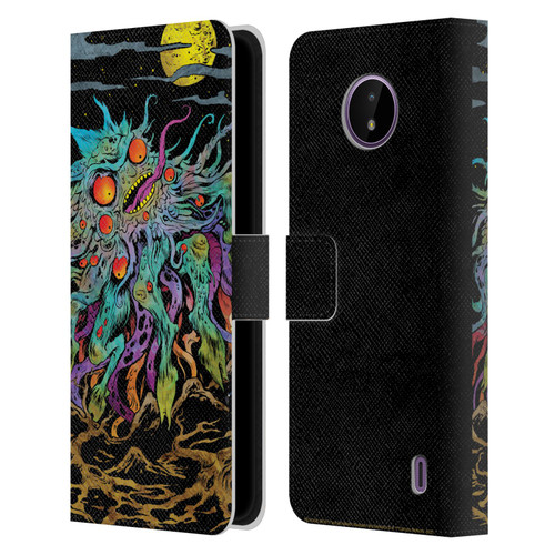 Rick And Morty Season 1 & 2 Graphics The Dunrick Horror Leather Book Wallet Case Cover For Nokia C10 / C20