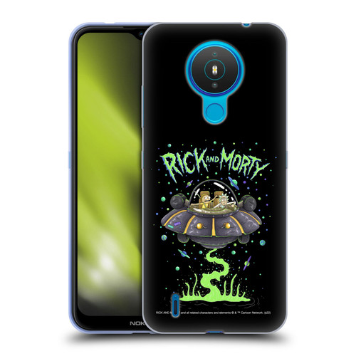Rick And Morty Season 1 & 2 Graphics The Space Cruiser Soft Gel Case for Nokia 1.4
