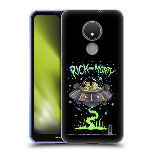 Rick And Morty Season 1 & 2 Graphics The Space Cruiser Soft Gel Case for Nokia C21