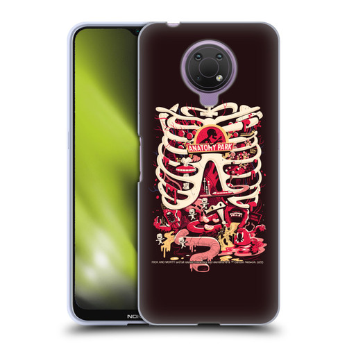 Rick And Morty Season 1 & 2 Graphics Anatomy Park Soft Gel Case for Nokia G10